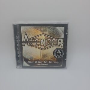 Avenger Portable CD Player Style Case with Gold and Black Cover Art